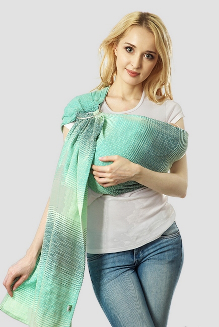 Слинг с кольцами Mums Era "Симбио", лагуна