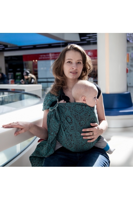 Слинг с кольцами Mums Era "Mendi", тиффани