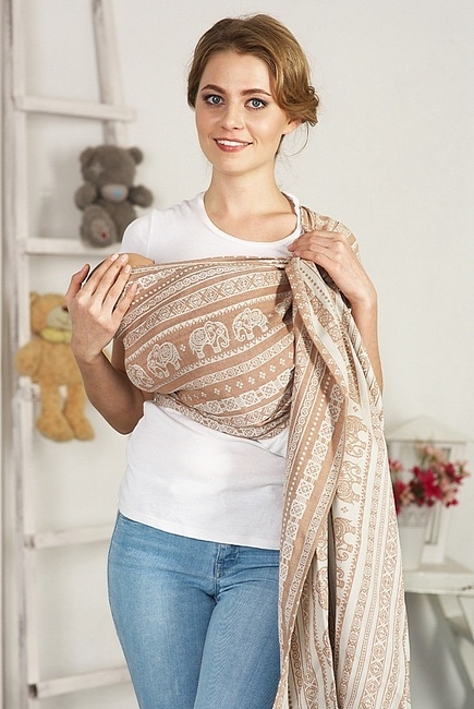 Слинг с кольцами Mums Era "Elephant", конго