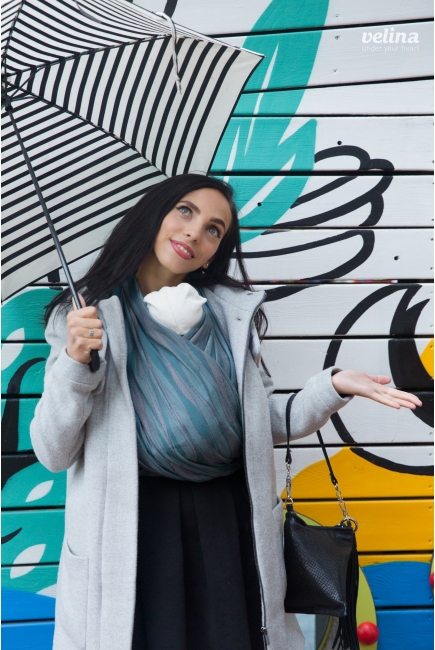 Слинг-шарф Velina, Petrol Waves