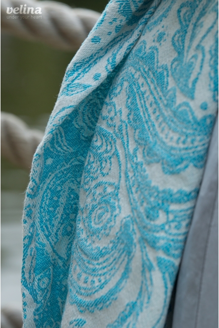 Слинг-шарф Velina, Aquamarine Paisley