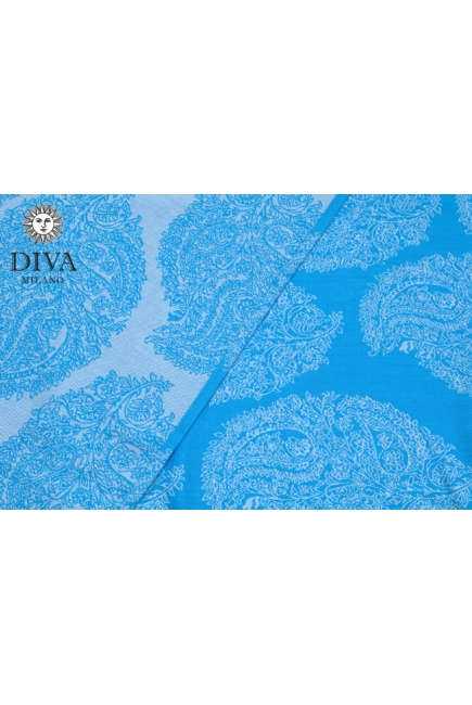 Слинг с кольцами для новорожденных Diva Essenza, Cielo с бамбуком