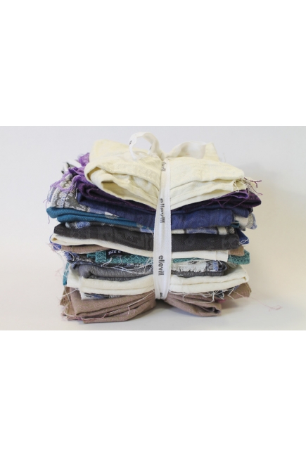 Лоскуты слингов для рукоделия 1кг: Ellevill 20x100см