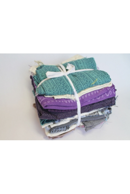 Лоскуты слингов для рукоделия 1кг: Ellevill 20x100см