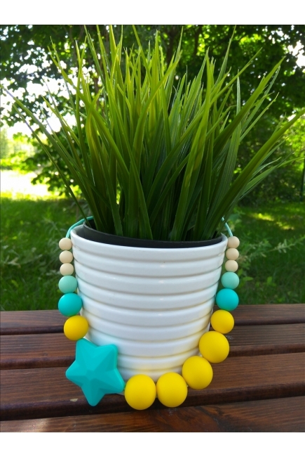 Слингобусы Аврора, бирюзово-желтые