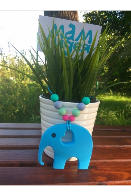 Слингобусы с прорезывателем Сафари, голубые