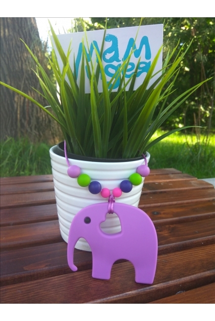 Слингобусы с прорезывателем Сафари, фиолетовые