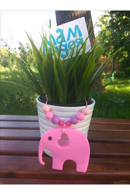 Слингобусы с прорезывателем Сафари, розовые