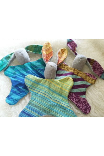 Лоскуты слингов для рукоделия 1кг: Diva Milano/Essenza 20x100см