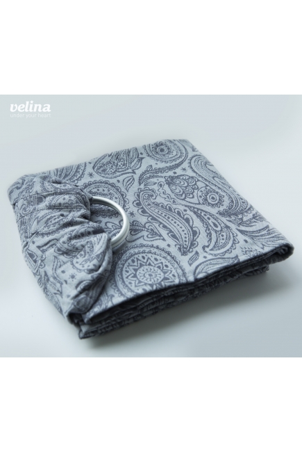 Слинг с кольцами Velina, Grey Paisley