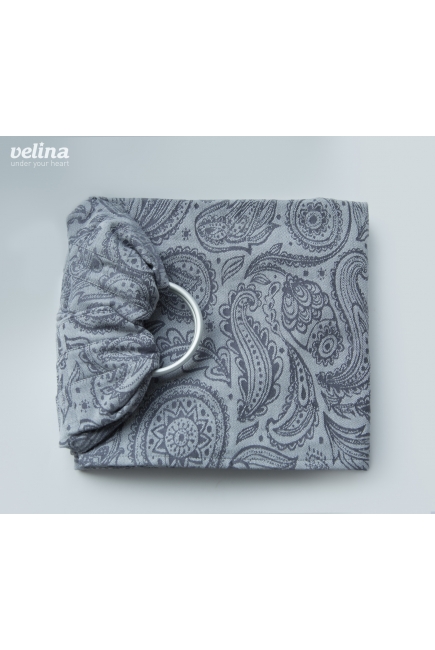 Слинг с кольцами Velina, Grey Paisley