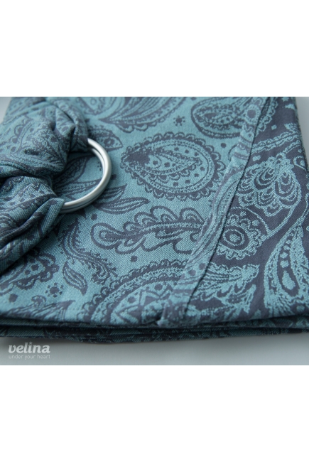 Слинг с кольцами Velina, Mint Paisley