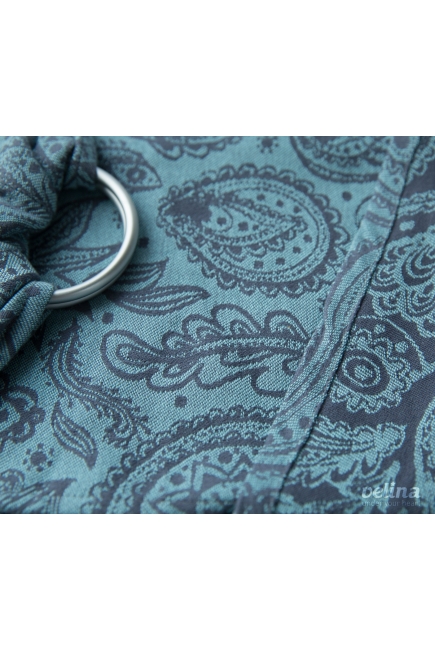Слинг с кольцами Velina, Mint Paisley