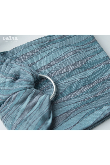 Слинг с кольцами Velina, Mint Waves