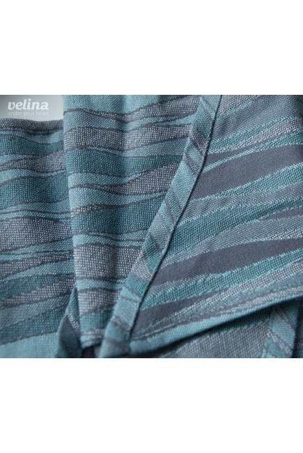 Слинг с кольцами Velina, Mint Waves