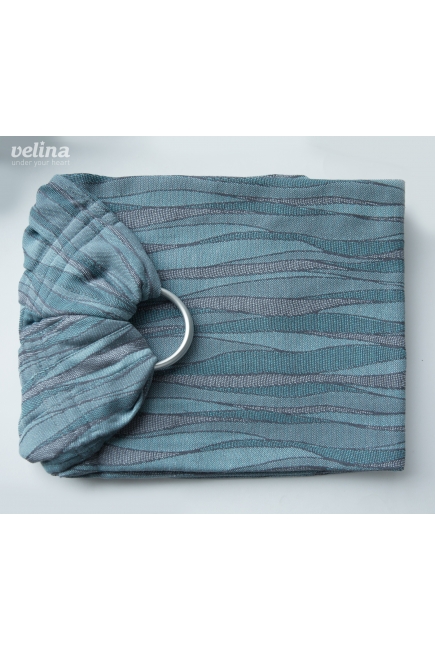 Слинг с кольцами Velina, Mint Waves