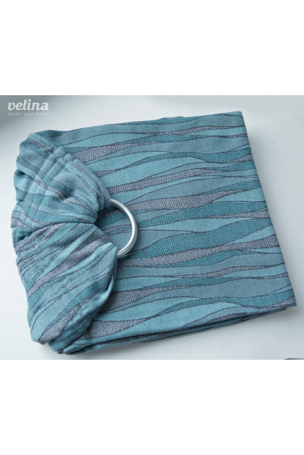 Слинг с кольцами Velina, Mint Waves