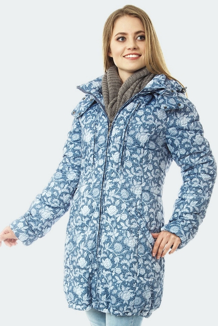Зимняя слингокуртка Ingrid 3в1, синие ягоды