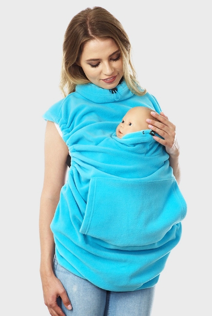 Слингонакидка флисовая Molly, бирюза