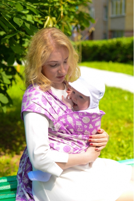 Май-слинг Mums Era "Sweet", амарант