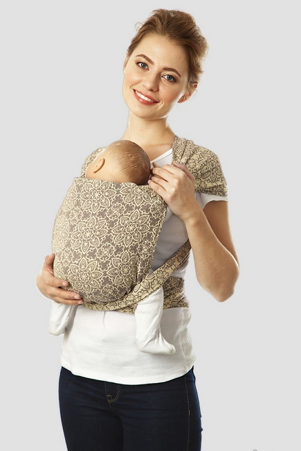 Май-слинг Mums Era "Блум", грей