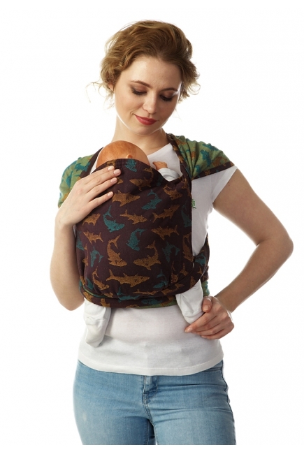 Май-слинг Mums Era "Акулы", голд/корсар