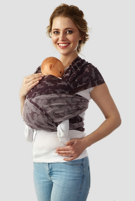 Май-слинг Mums Era "Акулы", браун