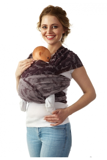 Май-слинг Mums Era "Акулы", браун