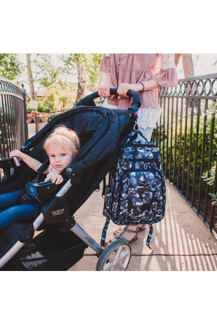 Рюкзак для мамы Ju-Ju-Be - Be Right Back, Onyx Black Petals