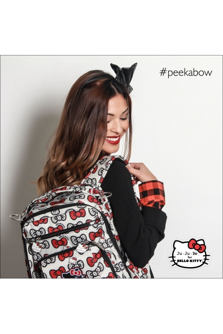 Рюкзак для мамы Ju-Ju-Be - Be Right Back, Hello Kitty Peek a Bow