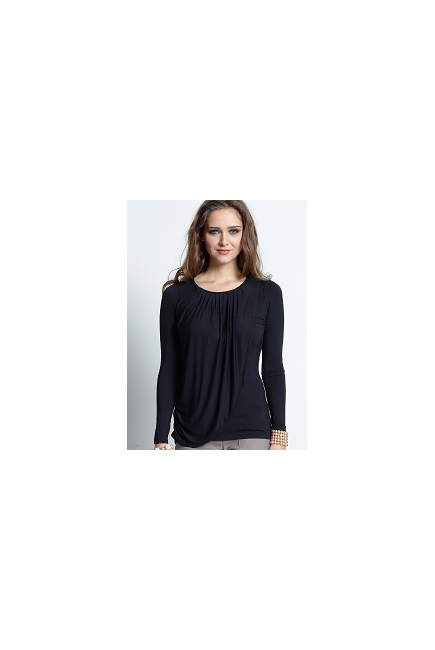 Топ для кормления Mothers en Vogue "Goddess Drape", цвет черный