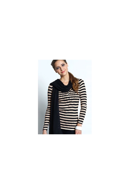 Топ для кормления Mothers en Vogue "Infinity Scarf", в полоску