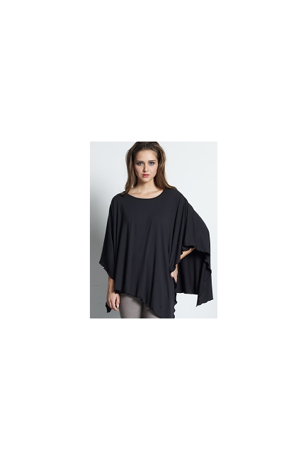 Пончо для беременных и кормящих Mothers en Vogue "Jersey Poncho", черный