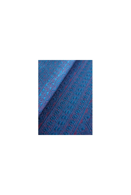 Слинг-шарф Didymos, Indio Aqua-Zyklam с коноплей