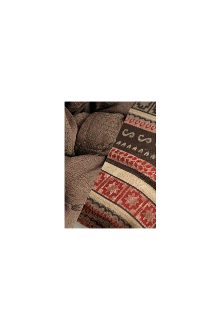 Май-слинг Ellevill Zara Coffee/ Zara Tricolor Indian