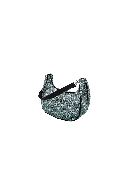 Petunia Touring Tote: Aquamarine Roll