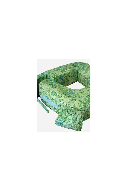 Подушка для кормления двойни "Зеленые огурцы"