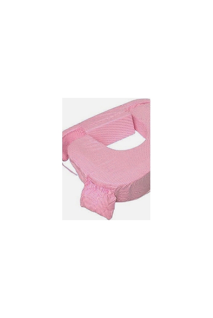 Подушка для кормления двойни "Розовые полосы"