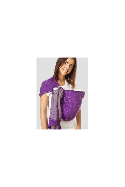 Слинг с кольцами Mum's Era "Звездное небо", лилак