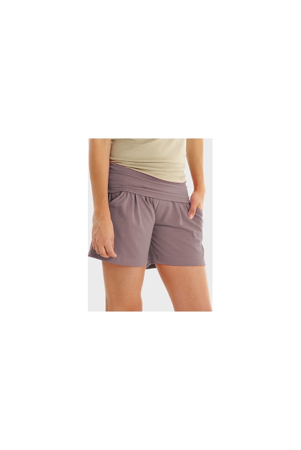 Шорты для беременных и кормящих Mothers en Vogue Jersey Knit, цвет серо-бежевый