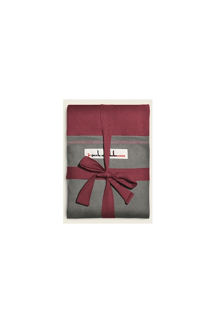 Слинг-шарф JPMBB трикотажный, цвет "терракота - серый"