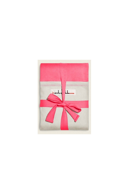 Слинг-шарф JPMBB трикотажный, цвет "бубль-гум - экрю"