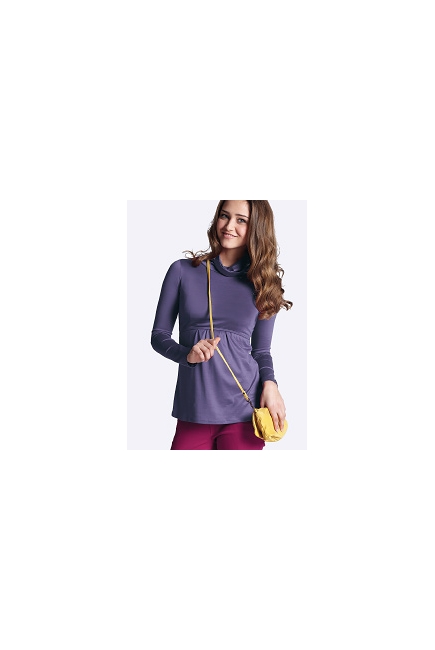 Топ для кормления Mothers en Vogue Must Have Turtleneck, сиреневый (Purple Ash)