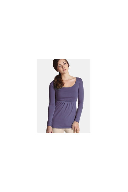 Топ для кормления Mothers en Vogue Must Have U-Neck, сиреневый (Purple Ash)