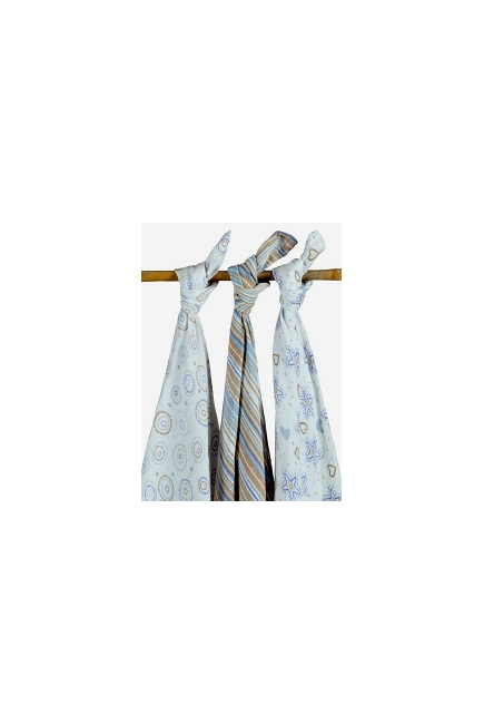 Комплект муслиновых пеленок для новорожденных Jollein, Star boy