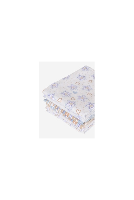 Комплект муслиновых пеленок для новорожденных Jollein, Star boy