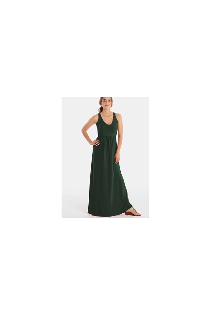Платье для кормления Mothers en Vogue Must Have V-Neck Maxi, зеленый (Mirtle Green)