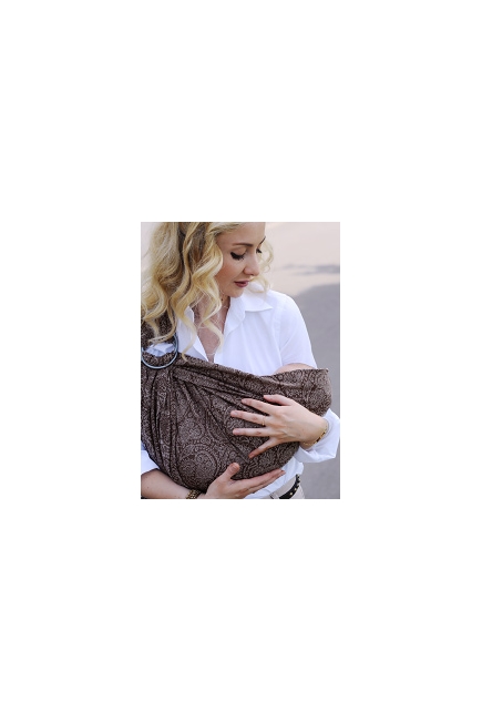Слинг с кольцами Ellevill Paisley Linen Java