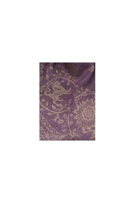 Слинг-шарф Diva Milano cо льном, Barocco Lions Viola