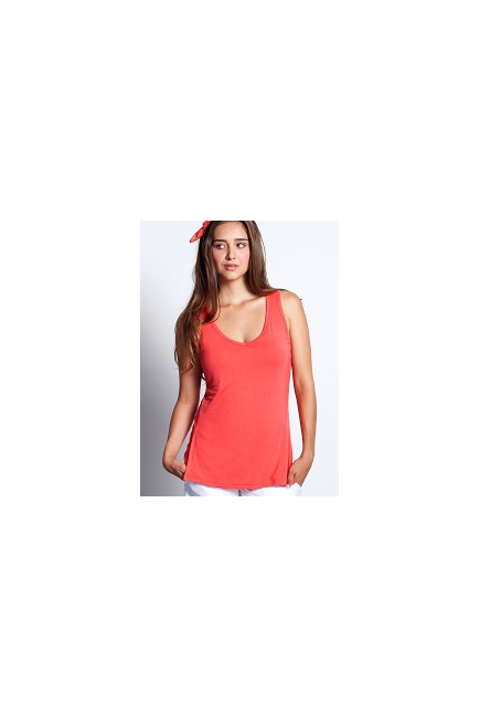 Топ для кормления Mothers en Vogue "Soft Nursing Tank" коралловый